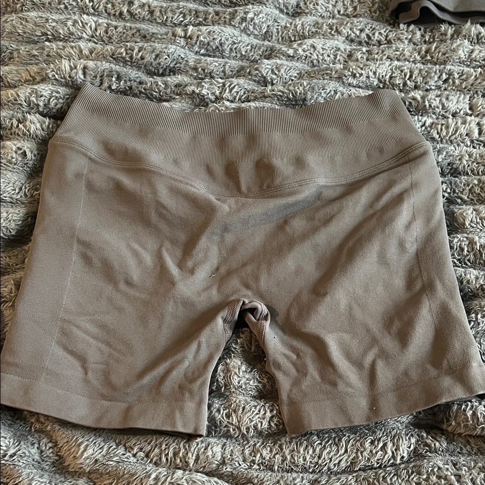 Women's Taupe Bike Shorts